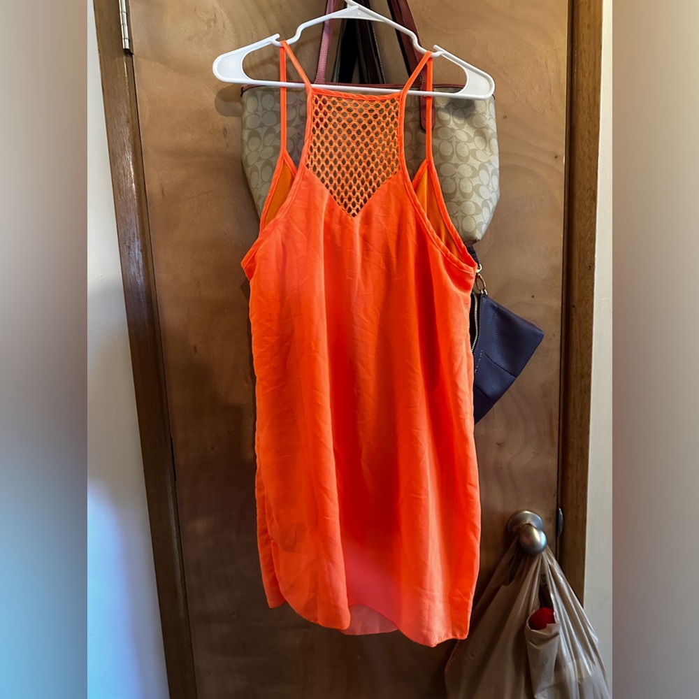 Super cute bright Orange light dress
